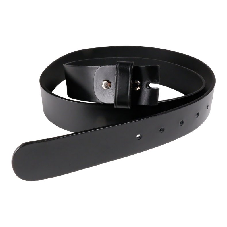 Kompletter Grtelriemen, 35 mm 130 cm Schwarz pro St&uuml;ck