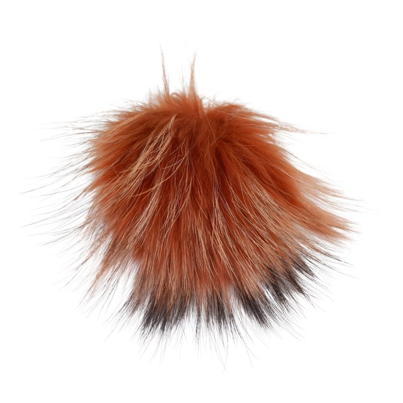 Pompon Racoon Orange pr. stk.