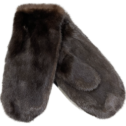 Mink gloves