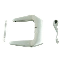 Edge buckle for watchband steel