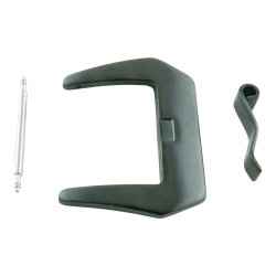 Edge buckle for watchband black