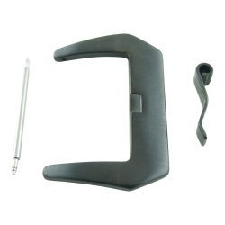 Edge buckle for watchband black