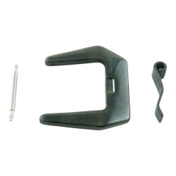 Edge buckle for watchband black