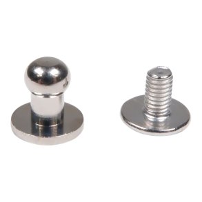 Sam Browne Button & Screw – Choose Size (3/8" Or 5/16"), Color & Quantity, Ships From USA