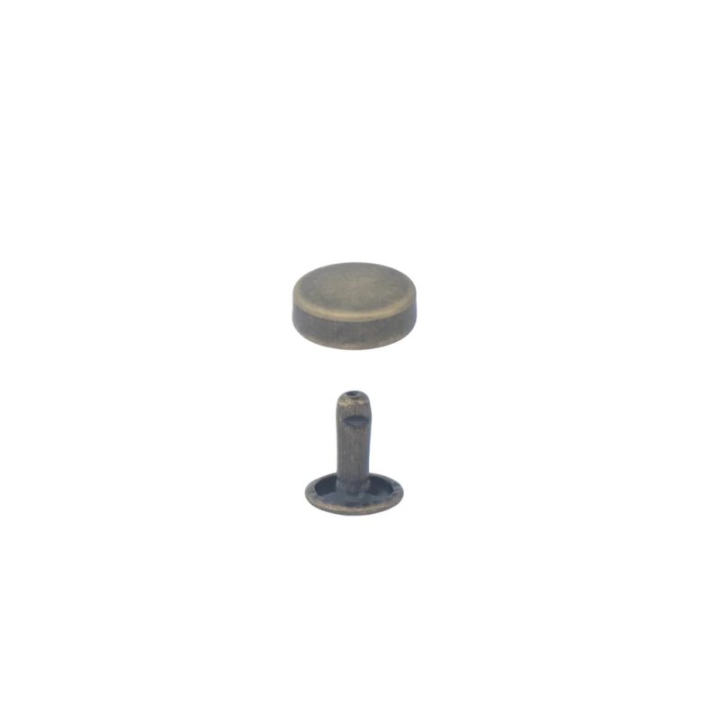 Zylindrische Nieten 11 mm Antikmessing 100 St&uuml;ck