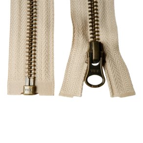 Teilbarer Reiverschluss, Antikmess. 6 mm