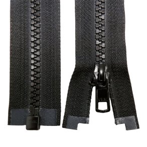 Teilbarer Reiverschluss Vislon/Nylon 6 mm