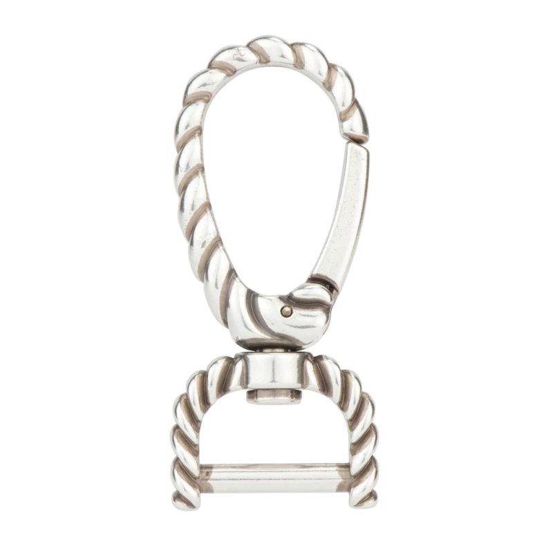 Karabin nr.62 rope 84x25 mm Antik nikkel pr. stk.
