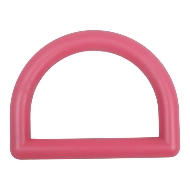 D-ring, svejset 30 mm Pink pr. stk.