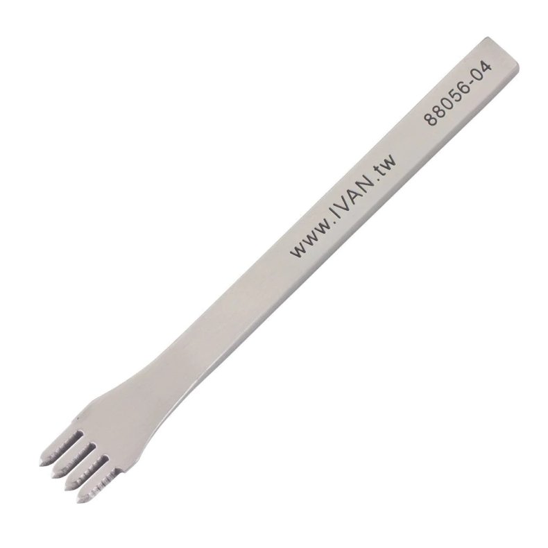 Fork Stainless Steel 2,5 mm. 4-benet fork Nikkel pr. stk.