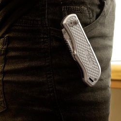 Foldekniv med blteclips