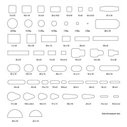 Round End Shape punch set