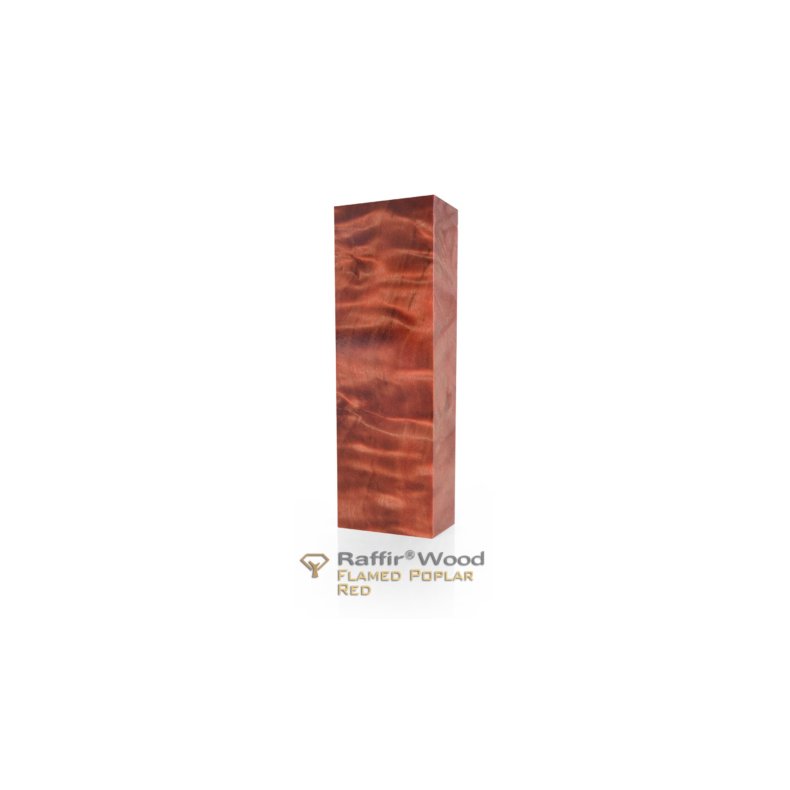 Raffir wood Flamed Poplar Red No. 362 pr. stk.