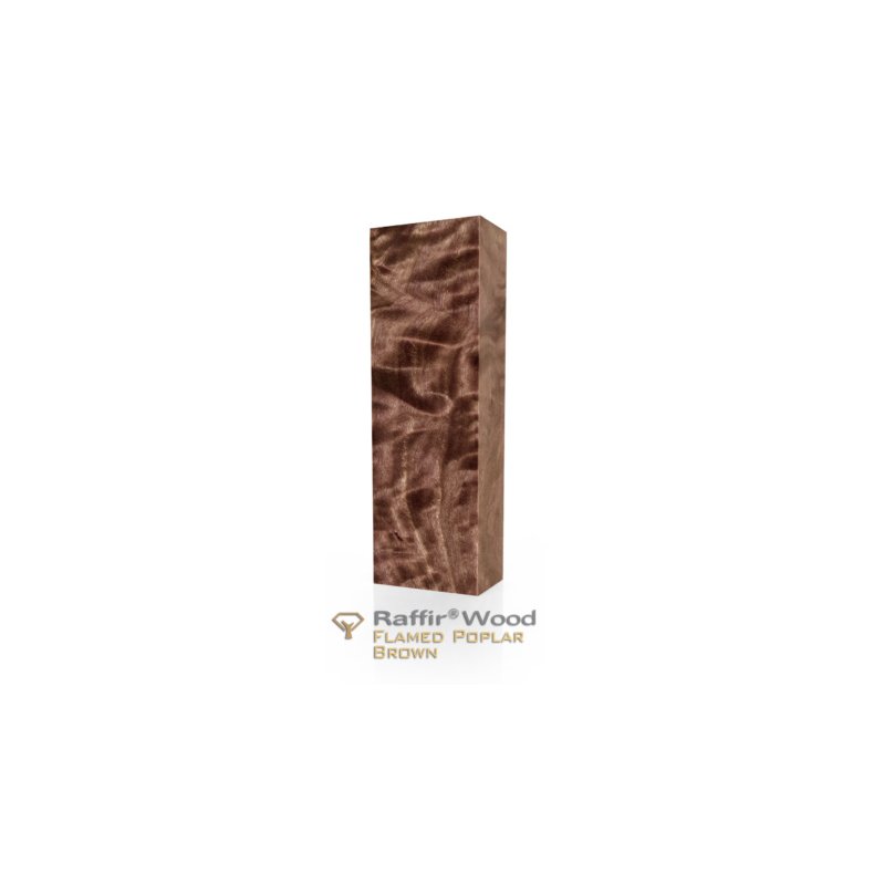 Raffir wood Flamed Poplar Brown No. 382 pr. stk.