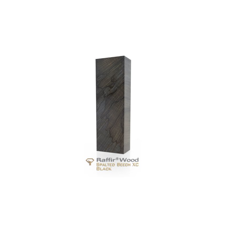 Raffir wood Spalted beech black XC No. 437 pr. stk.