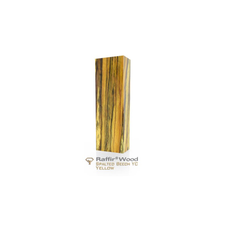 Raffir wood Spalted Beech Yellow YC No. 445 pr. stk.