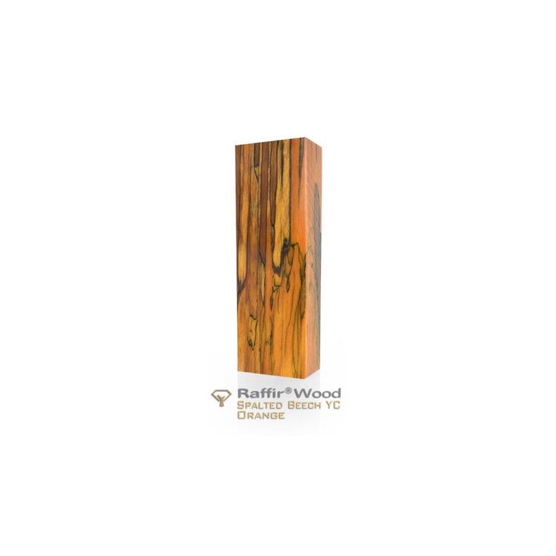 Raffir wood Spalted Beech Orange YC No. 449 pr. stk.