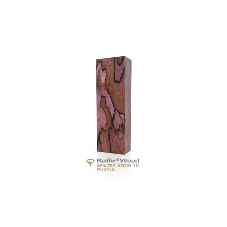 Raffir wood Spalted Beech Purple YC No. 457 pr. stk.