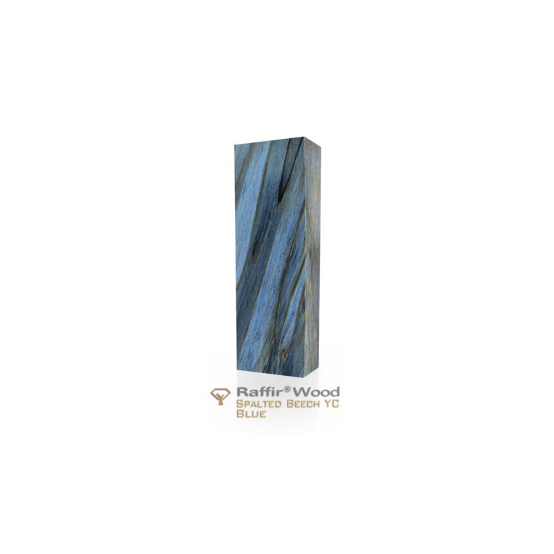 Raffir wood Spalted Beech Blue YC No. 469 pr. stk.