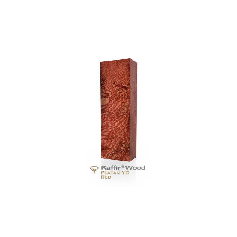 Raffir wood Platan Red YC No. 522 pr. stk.