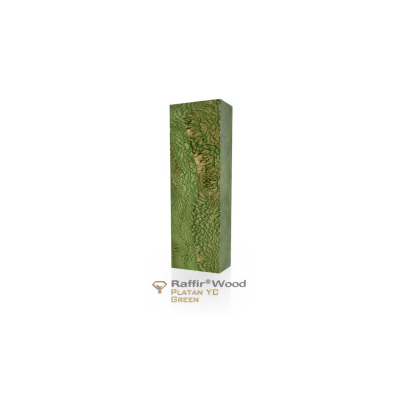 Raffir wood Platan Green YC No. 526 pr. stk.