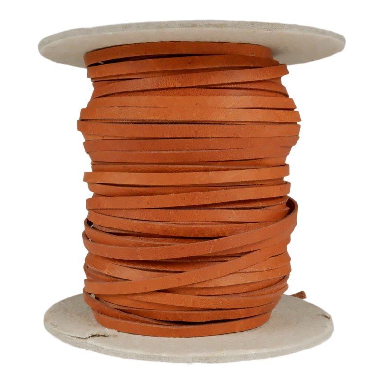 Kngurusnre flad 3x1 mm Cognac pr. m