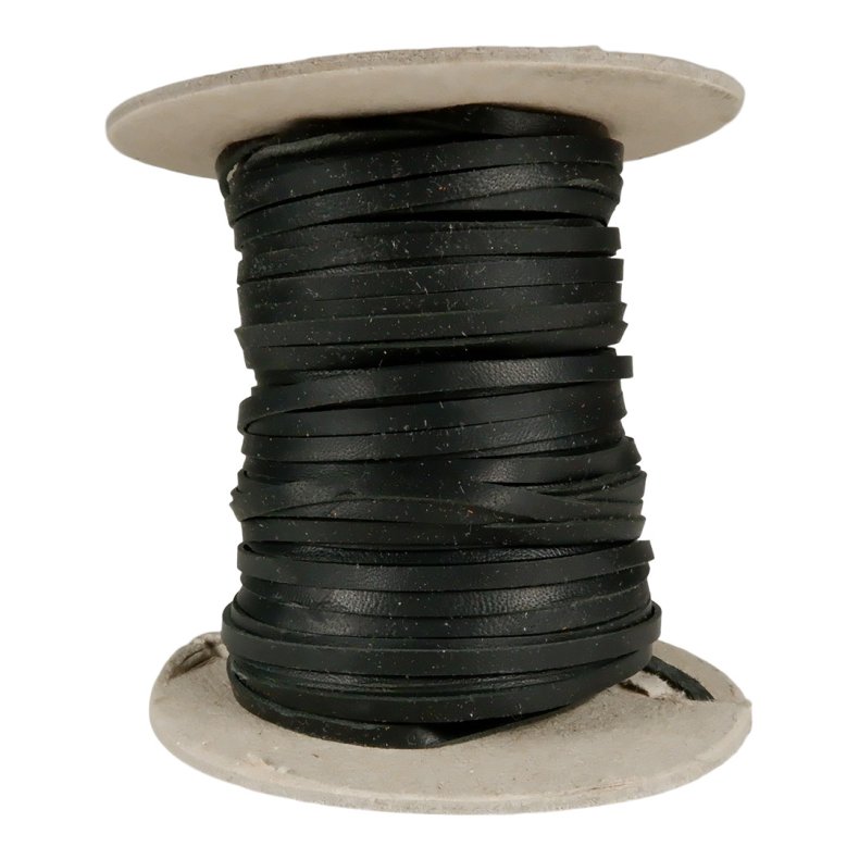 Kngurusnre flad 3x1 mm Sort pr. m