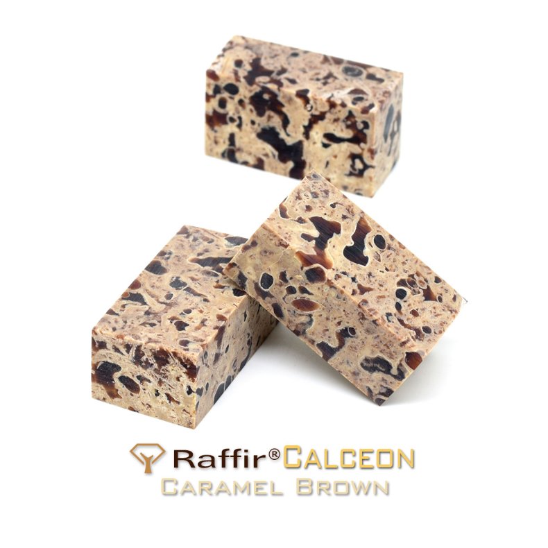Raffir Calceon, 20x41x26 mm Caramel brown pr. stk.