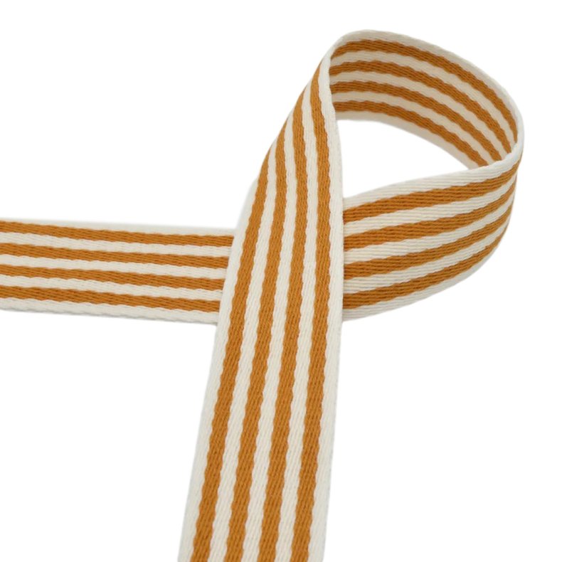 Gurtband, gestreift 40 mm inca gold pro m