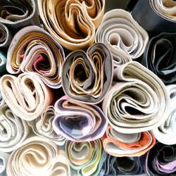 Leather remnants, roll approx. 1 kg