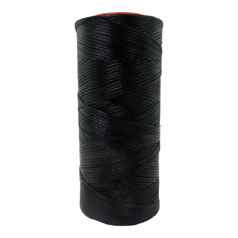 Kraftig kunststoftrd, vokset 1 mm, 100 g 136 sort pr. rulle