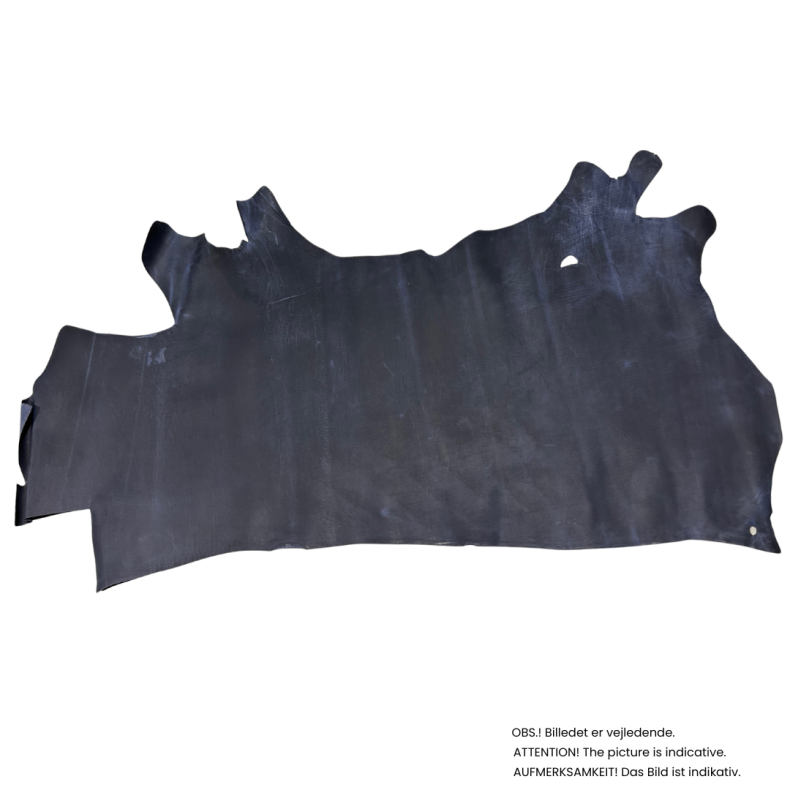 Halbe haute, Gewachste mit Pull-Up, 1/2 Haut, 2,0 mm Marineblau pro St&uuml;ck