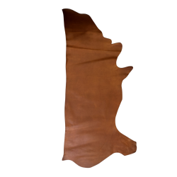 Calfskin, firm and fat-tanned leather