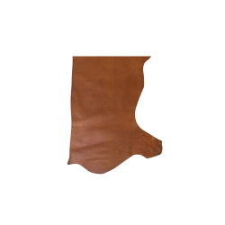 Calfskin, firm and fat-tanned leather