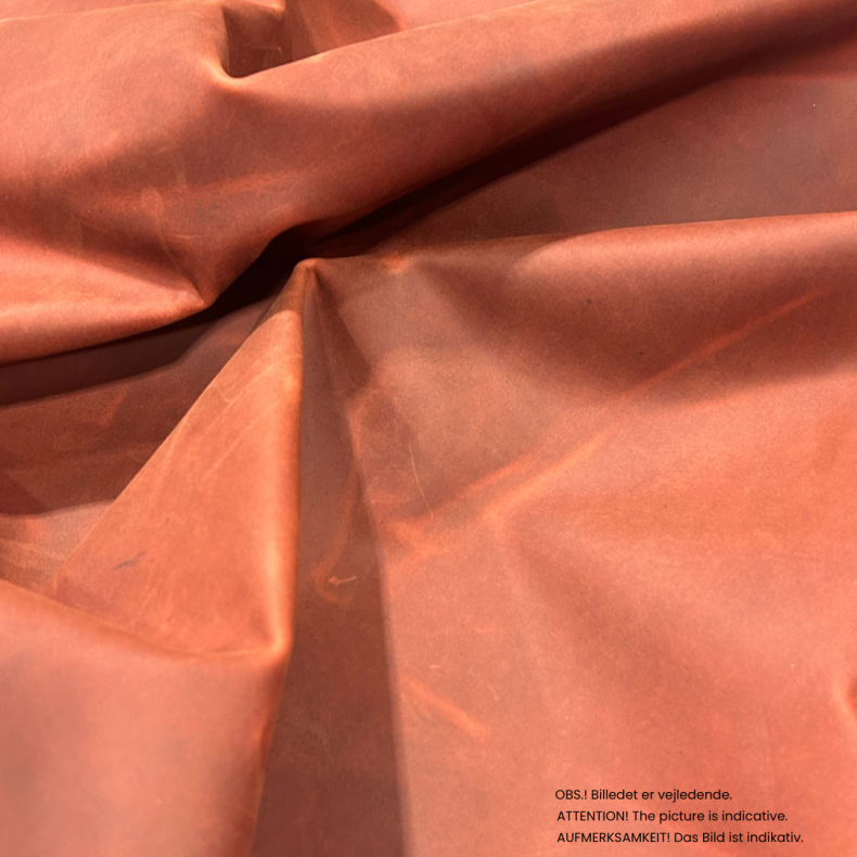 Part of side, waxed with pull up, 1,0-1,5 mm