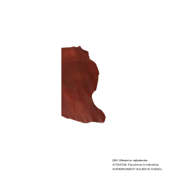 Part of side, waxed with pull up, 1,0-1,5 mm