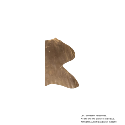 Part of side, waxed with pull up, 1,0-1,5 mm