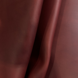 Calfskin, firm and fat-tanned leather