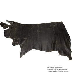 Cowside, waxed with pull up, 1,0-1,5 mm.