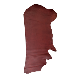 Calfskin, firm and fat-tanned leather