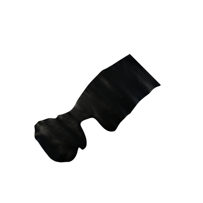Bug, sort mat halvt skind 1,2-1,4 mm