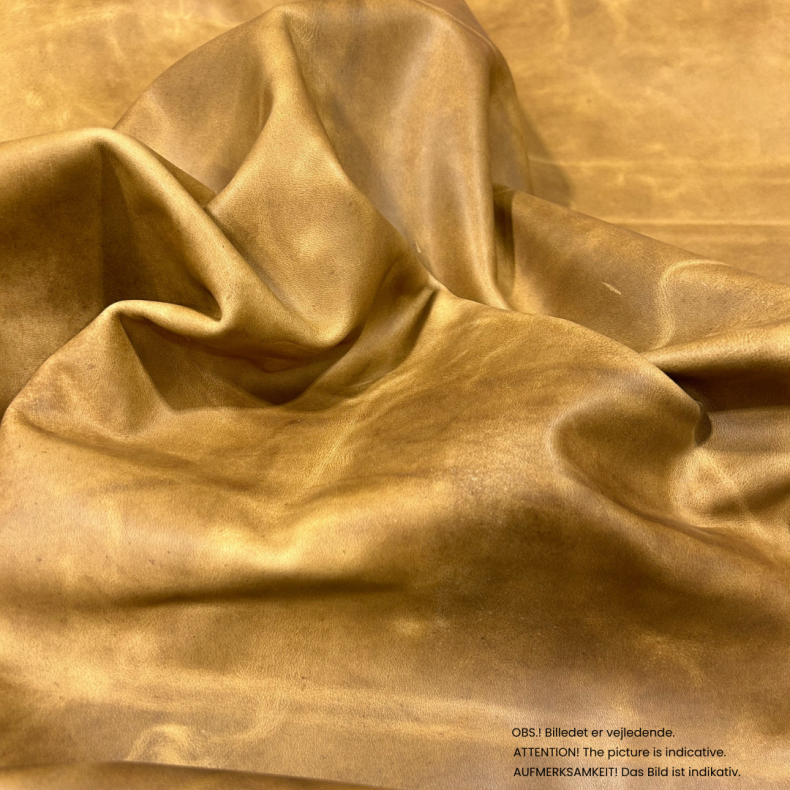 Part of side, waxed with pull up, 1,0-1,5 mm