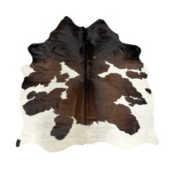 Cowhide black/white special reddish