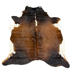 Cowhide black/white special reddish