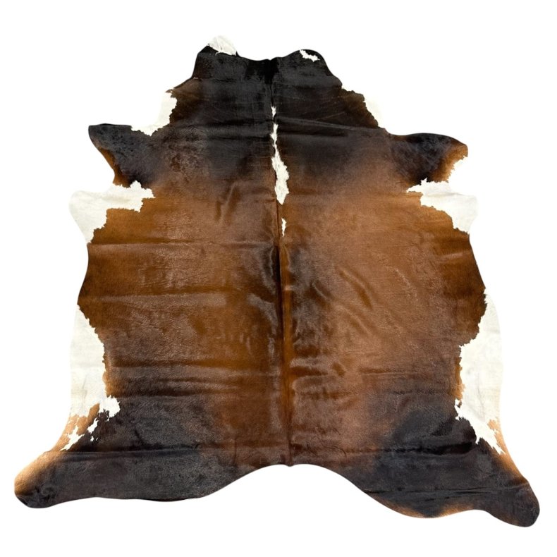 Cowhide black/white special reddish