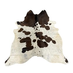 Cowhide black/white special reddish