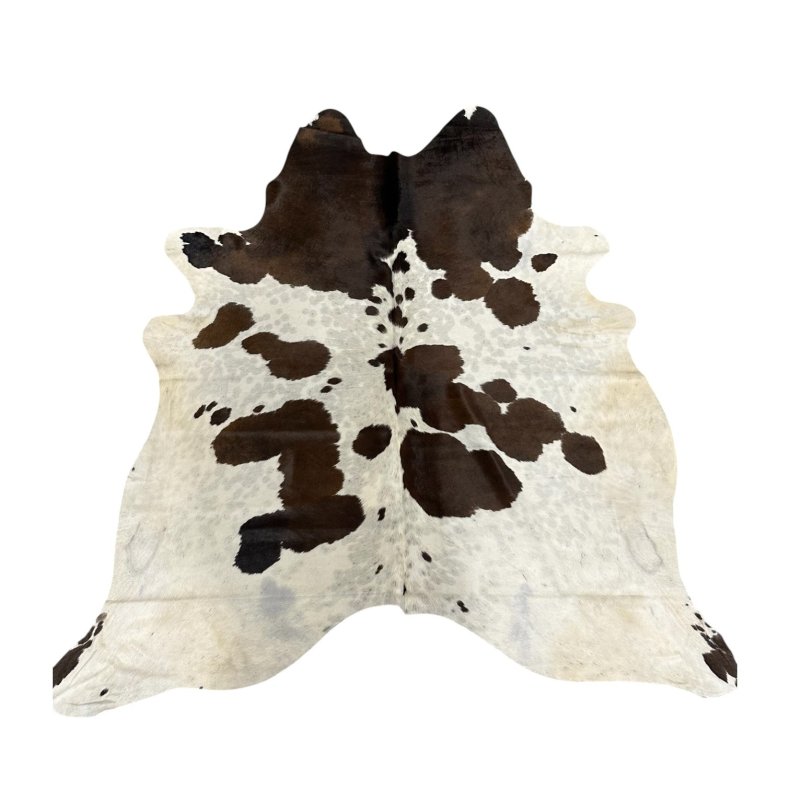 Cowhide black/white special reddish