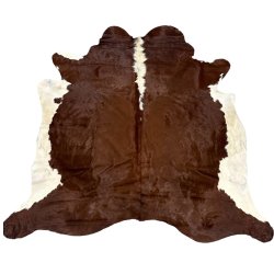 Cowhide Brown/white
