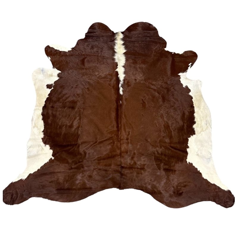 Cowhide Brown/white