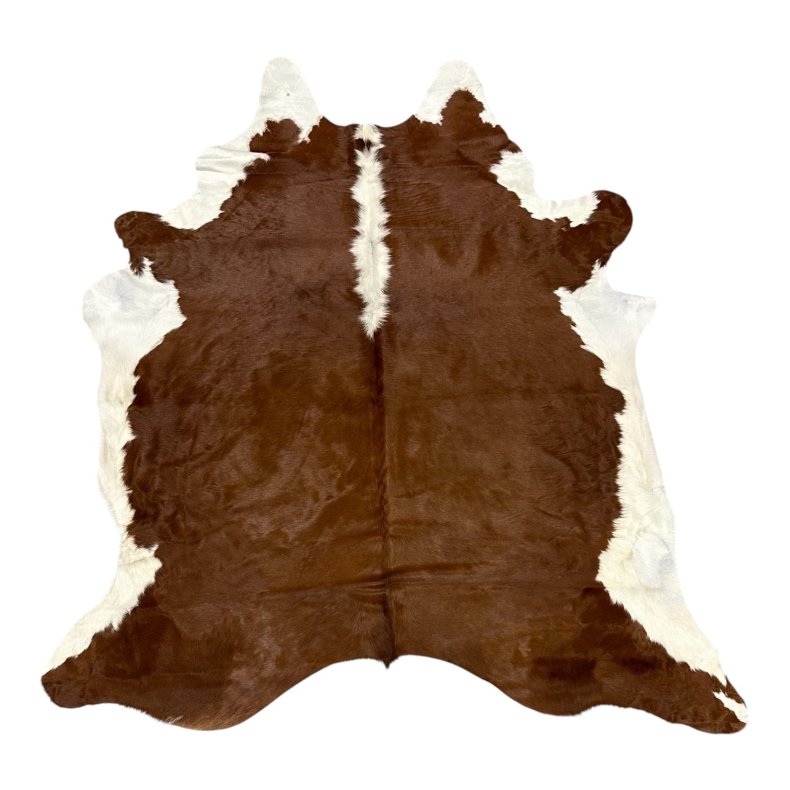 Cowhide Brown/white